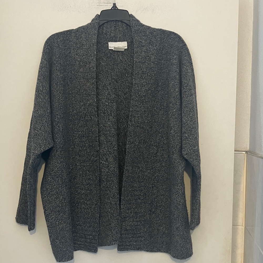 Bryn Walker cashmere +wool blend open cardigan sweater women’s small
